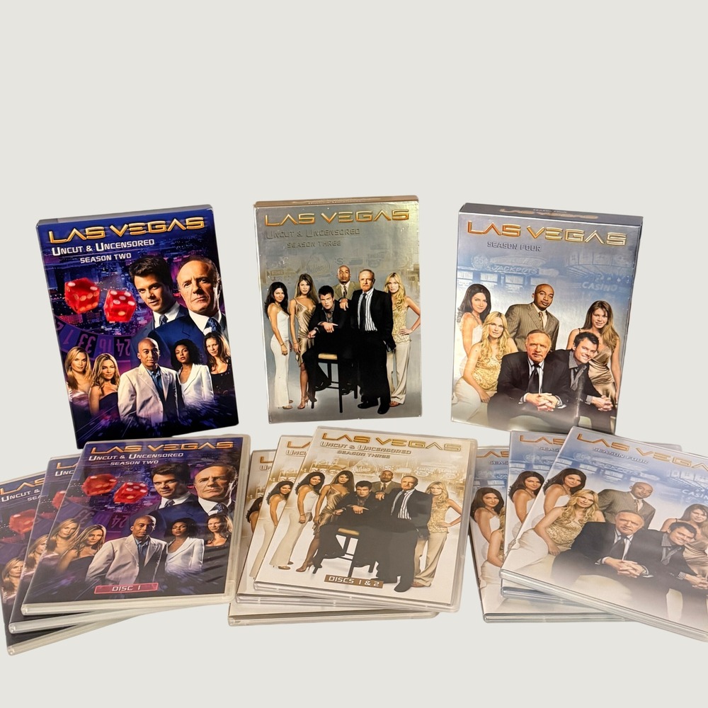 Las Vegas TV Series DVD Lot Seasons 2 3 4 Uncut Uncensored James Caan Duhamel